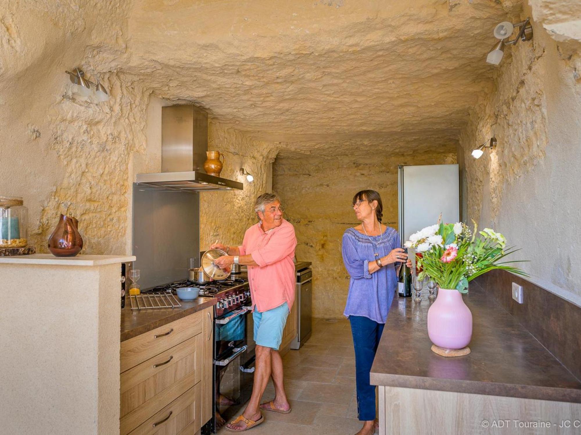 Maison Troglodyte Elegante Avec Spa, Salle De Jeux Et Jardin Clos A Vouvray - Fr-1-381-87 Εξωτερικό φωτογραφία